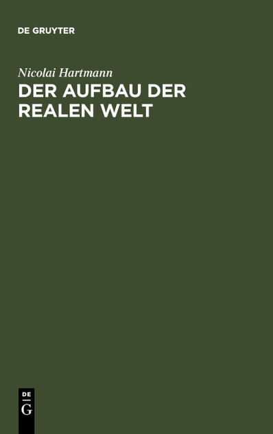 Der Aufbau der realen Welt Der Aufbau der realen Welt