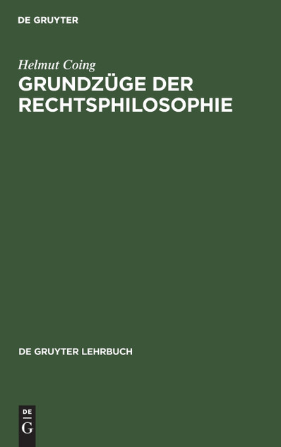 Grundzüge der Rechtsphilosophie Grundzüge der Rechtsphilosophie