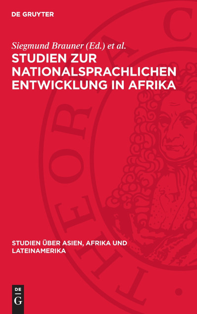 Studien zur nationalsprachlichen Entwicklung in Afrika