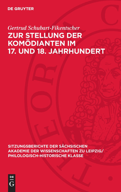 Zur Stellung der Komödianten im 17. und 18. Jahrhundert Zur Stellung der Komödianten im 17. und 18. Jahrhundert