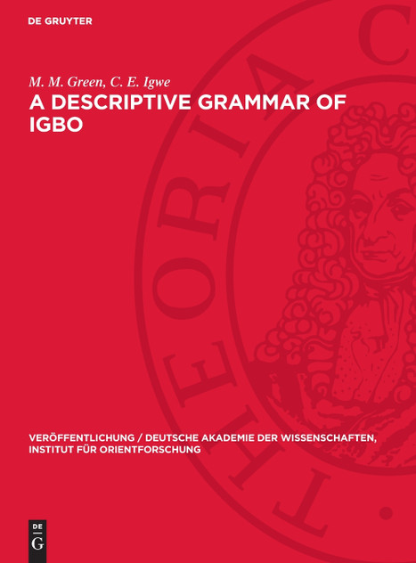 A Descriptive Grammar of Igbo