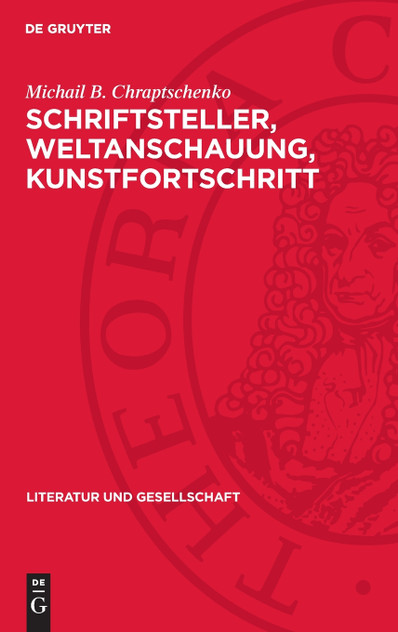 Schriftsteller, Weltanschauung, Kunstfortschritt