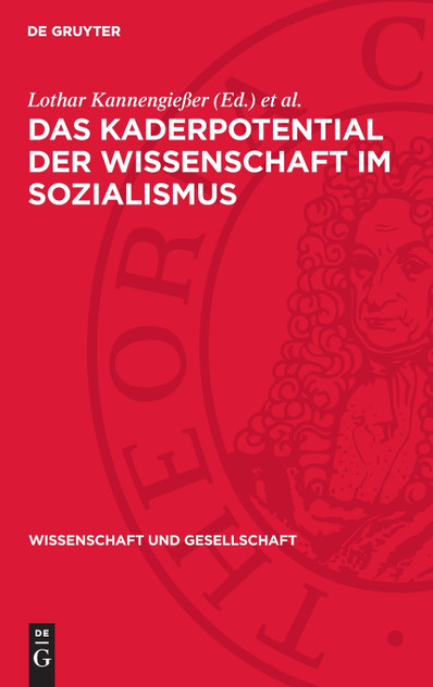 Das Kaderpotential der Wissenschaft im Sozialismus Das Kaderpotential der Wissenschaft im Sozialismus