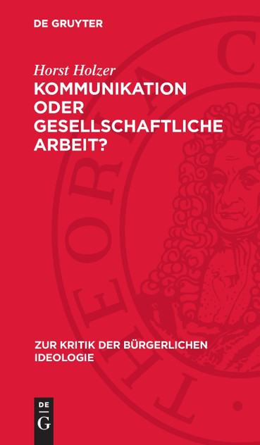 Kommunikation oder gesellschaftliche Arbeit?