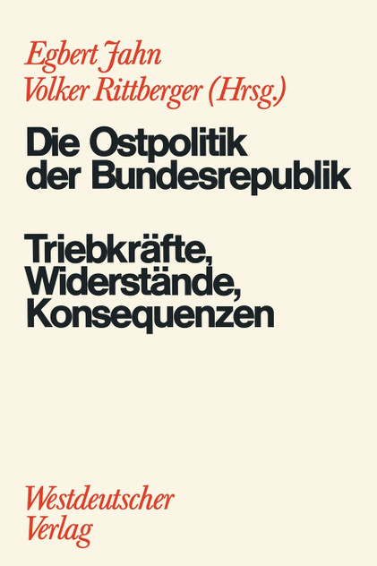 Die Ostpolitik der BRD Die Ostpolitik der BRD