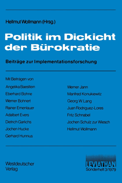 Politik im Dickicht der Bürokratie