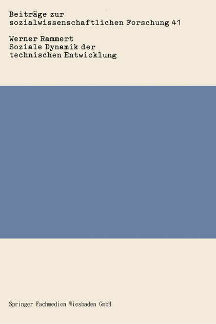 Soziale Dynamik Der Technischen Entwicklung