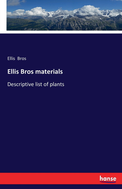 Ellis Bros materials Ellis Bros materials