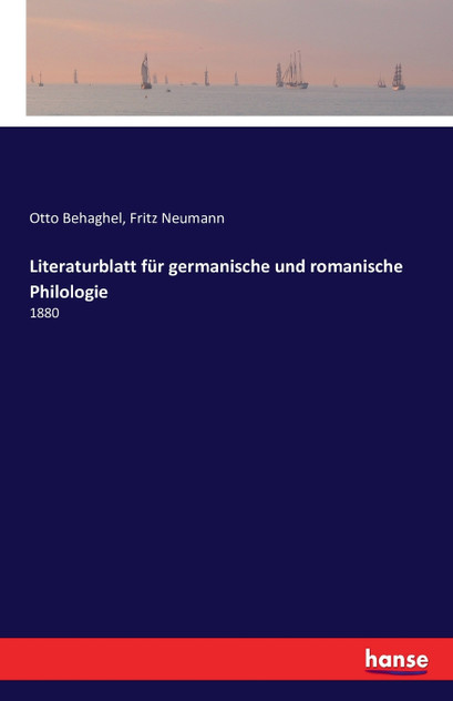 Literaturblatt für germanische und romanische Philologie