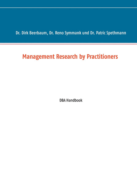 Management Research by Practitioners Management Research by Practitioners
