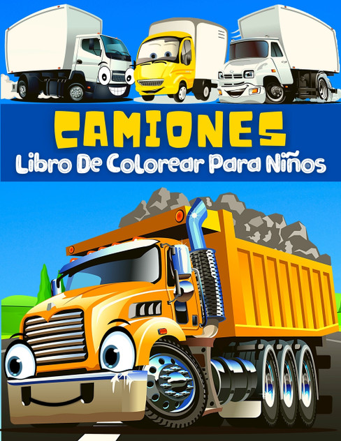 Libro De Colorear Camiones Para Niños Libro De Colorear Camiones Para Niños