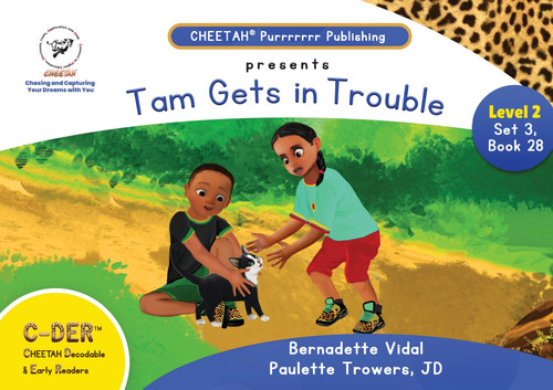 C-DER ( Cheetah decodable & early readers) Set 3, book 28,  Tom gets in trouble