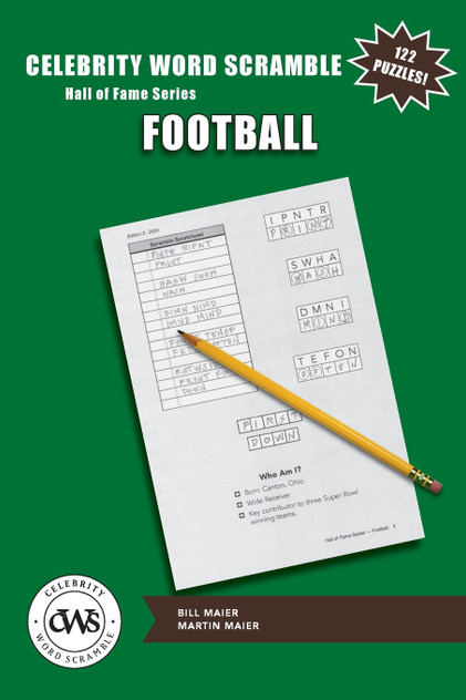 Celebrity Word Scramble Hall of Fame Series Football Celebrity Word Scramble Hall of Fame Series Football