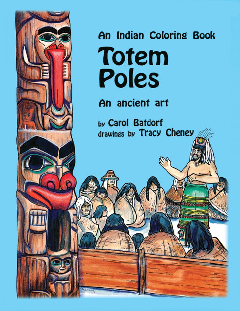 An Indian Coloring Book- Totem Poles An Indian Coloring Book- Totem Poles