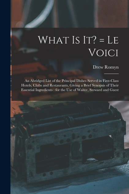 What is It? = Le Voici What is It? = Le Voici