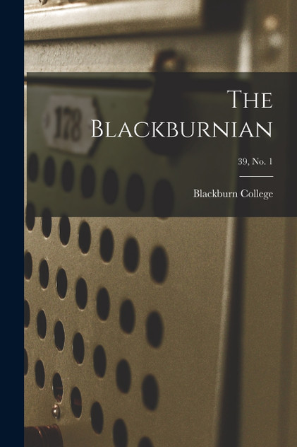 The Blackburnian; 39, no. 1
