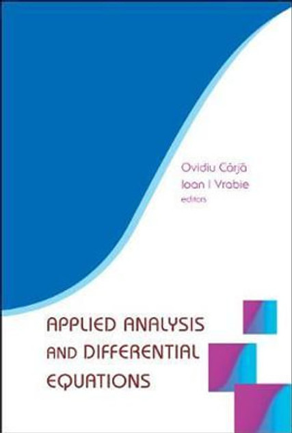 Applied Analysis And Differential Equations Applied Analysis And Differential Equations