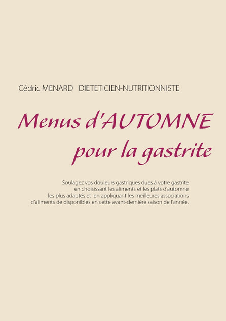 Menus d'automne pour la gastrite