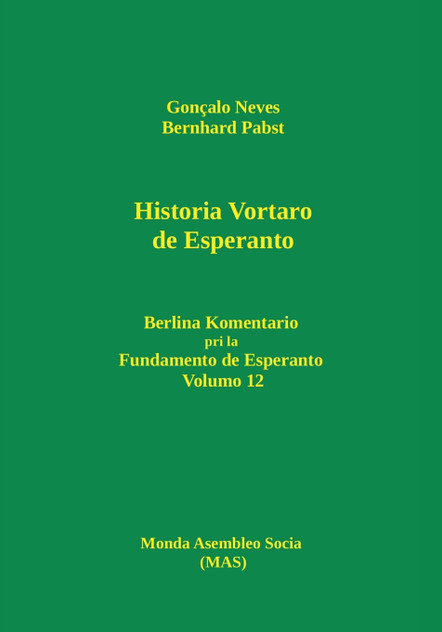 Historia vortaro de Esperanto