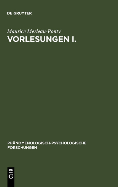 Vorlesungen I