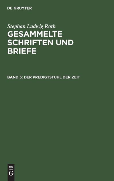 Der Predigtstuhl der Zeit Der Predigtstuhl der Zeit