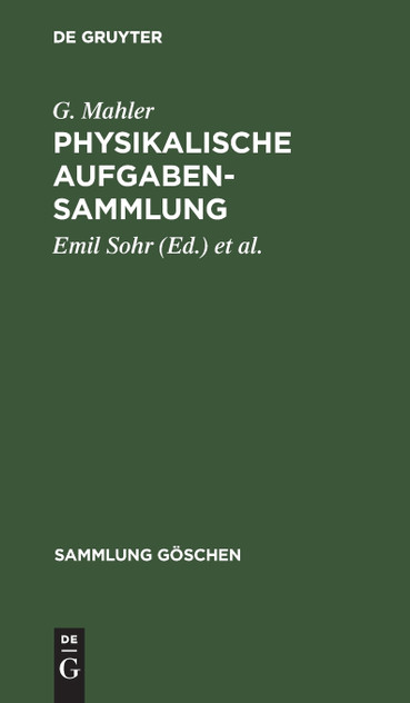 Physikalische Aufgabensammlung Physikalische Aufgabensammlung
