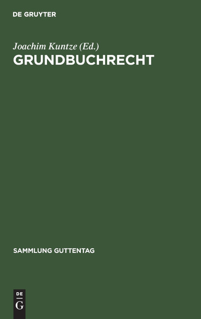 Grundbuchrecht