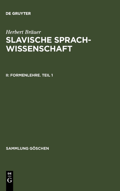 Formenlehre. Teil 1 Formenlehre. Teil 1