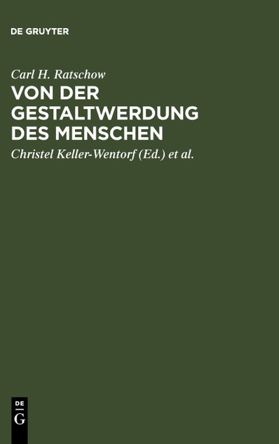 Von der Gestaltwerdung des Menschen Von der Gestaltwerdung des Menschen