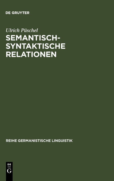 Semantisch-syntaktische Relationen