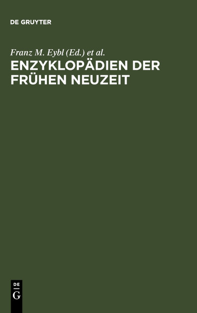Enzyklopädien der Frühen Neuzeit