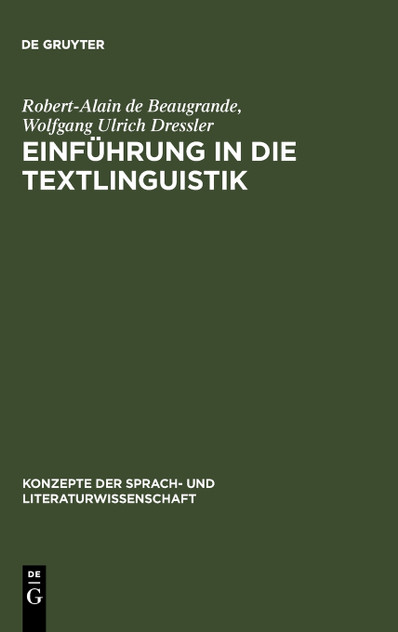 Einführung in die Textlinguistik
