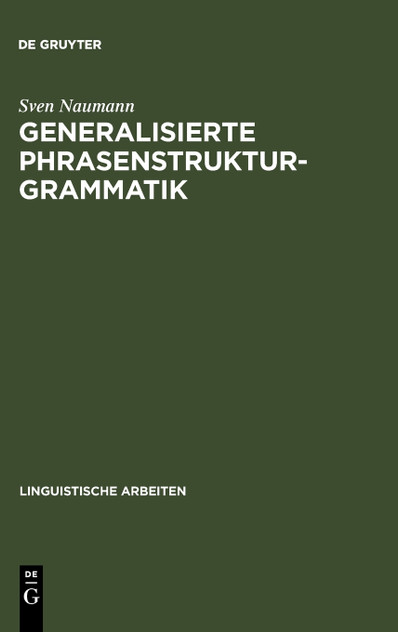 Generalisierte Phrasenstrukturgrammatik