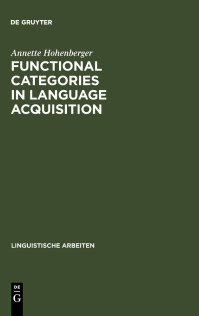 Functional Categories in Language Acquisition