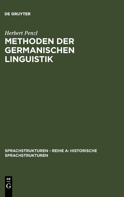 Methoden der germanischen Linguistik