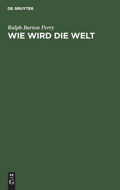 Wie wird die Welt Wie wird die Welt