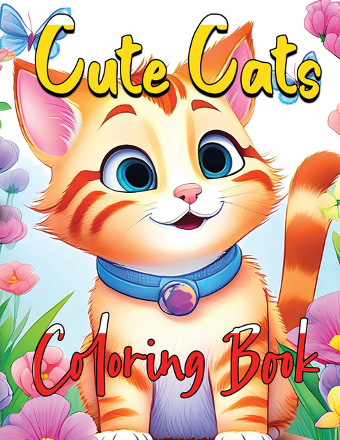 Cute Cats Coloring Book Cute Cats Coloring Book