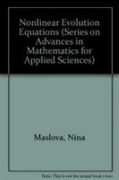 Nonlinear Evolution Equations Nonlinear Evolution Equations