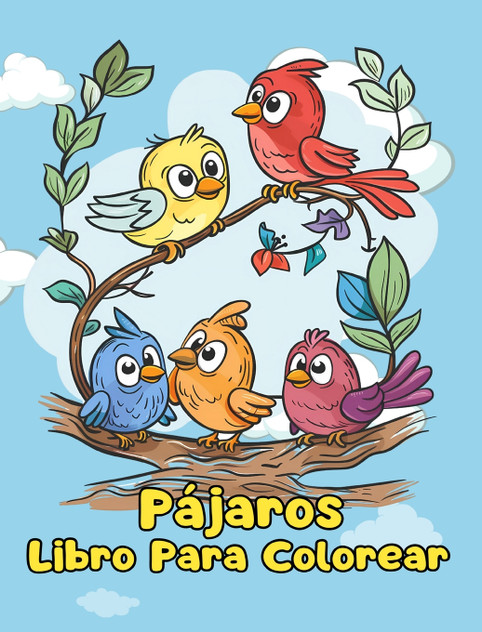 Libro Para Colorear de Pájaros Libro Para Colorear de Pájaros