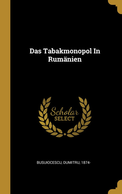 Das Tabakmonopol In Rumänien