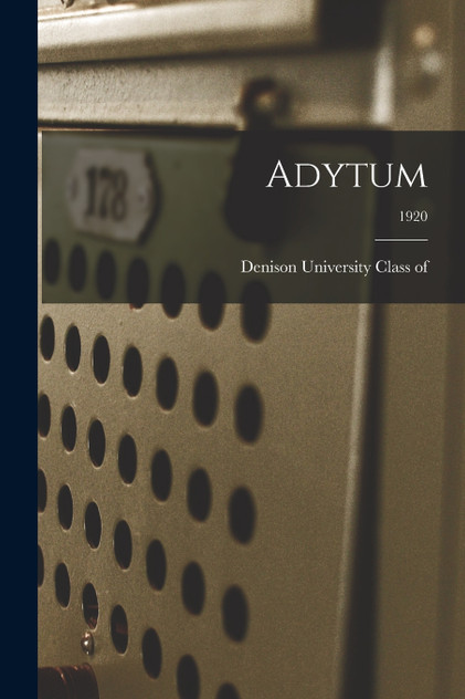 Adytum; 1920