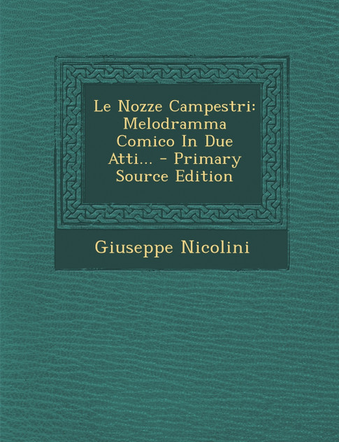 Le Nozze Campestri Le Nozze Campestri