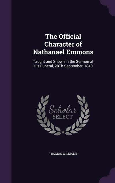 The Official Character of Nathanael Emmons