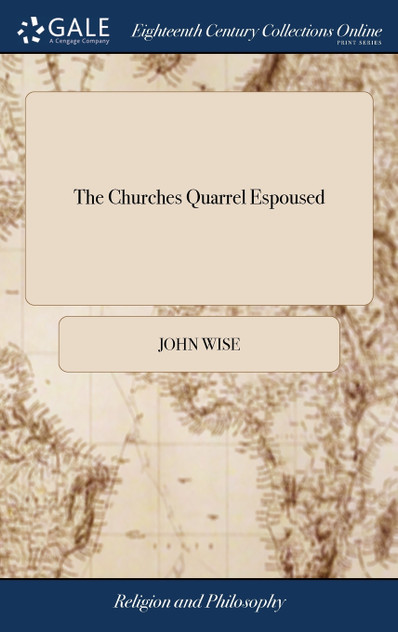The Churches Quarrel Espoused The Churches Quarrel Espoused