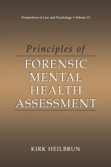 Principles of Forensic Mental Health Assessment