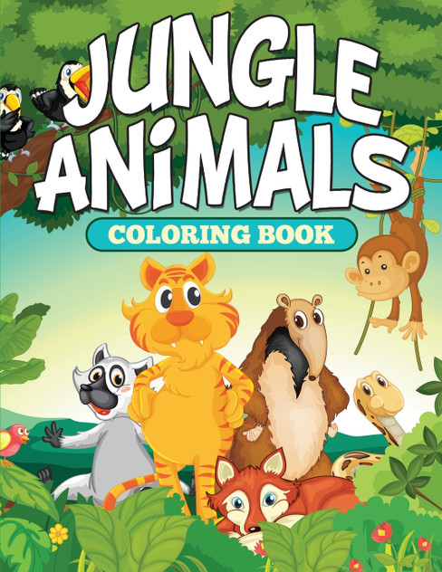 Jungle Animals Coloring Book Jungle Animals Coloring Book