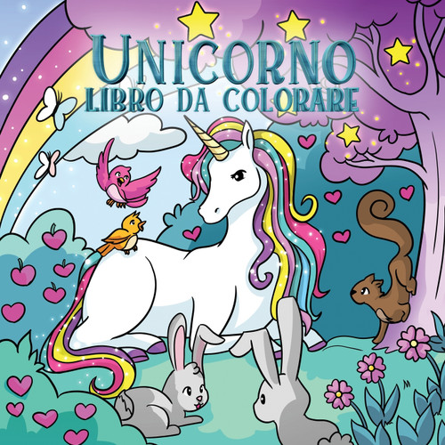Unicorno libro da colorare Unicorno libro da colorare