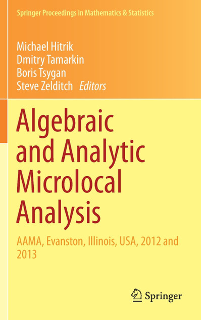 Algebraic and Analytic Microlocal Analysis Algebraic and Analytic Microlocal Analysis