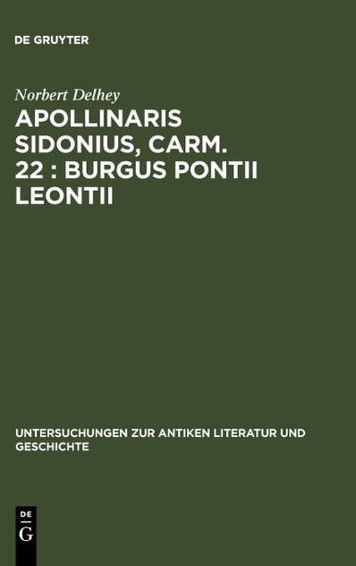 Apollinaris Sidonius, Carm. 22