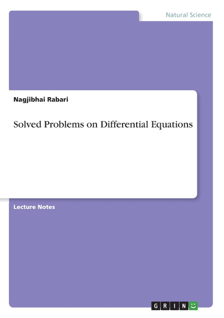 Solved Problems on Differential Equations